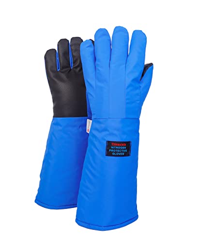 Cryogenic Gloves Low Temperature LN2 Liquid Nitrogen Protective Gloves Cold Storage Safety Frozen Gloves