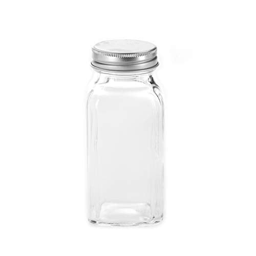 6oz BEST VALUE 14 Large Glass Spice Jars includes pre