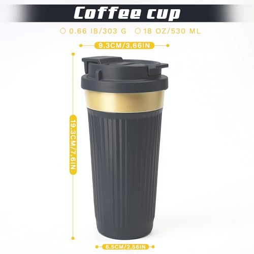Vacuum Insulated Stainless Steel Travel Coffee Mug