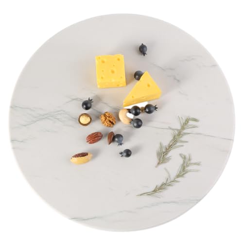 16 Inch Natural White Marble Cutting Board for Kitchen Countertop