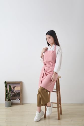 Cotton Linen Apron for Women
