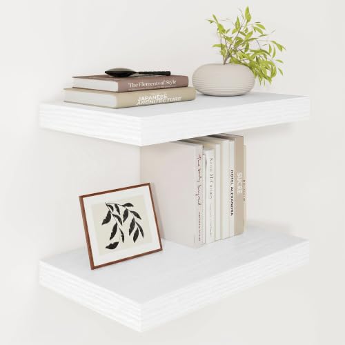 Floating Shelves for Wall 18x12” Set of 2 (2 Count)