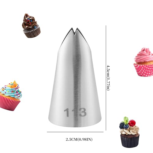 12 PCS Large Piping Tips