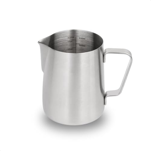 12oz Milk Frothing Pitcher Stainless Steel Espresso Steaming Jug