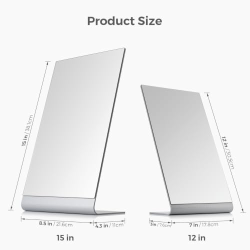 15"x8" Frameless Makeup Mirror
