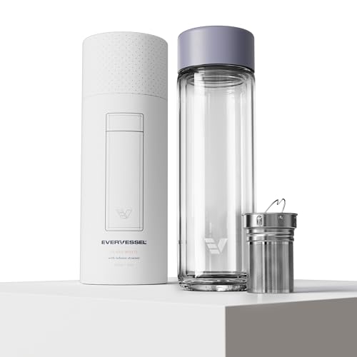 Glass Multi Tea Infuser Bottle 14oz