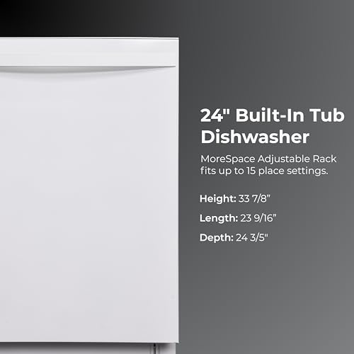 24" Built In Dishwasher