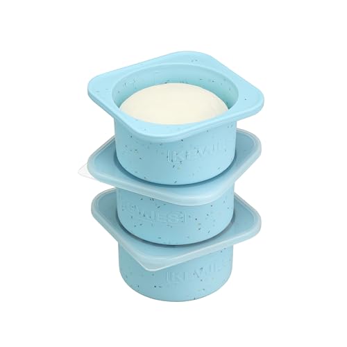 PLUS 1000ml Pizza Dough Proofing Containers for DIY family Artisan Pizza (3 Count)