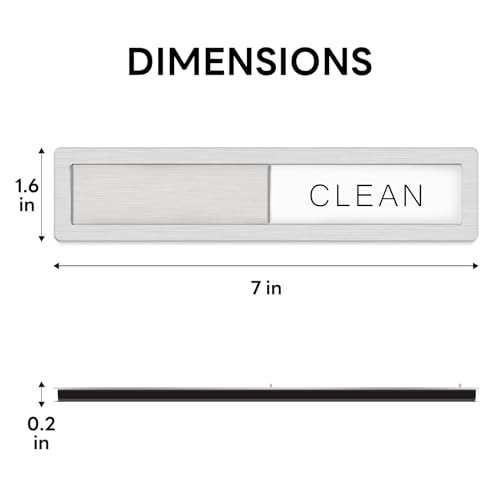 KitchenTour Dishwasher Magnet Clean Dirty Sign