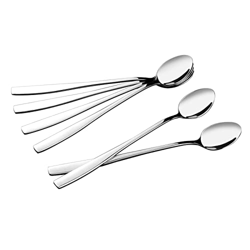 Stainless Steel Long Handle Iced Cream Tea Spoon (12 Count)