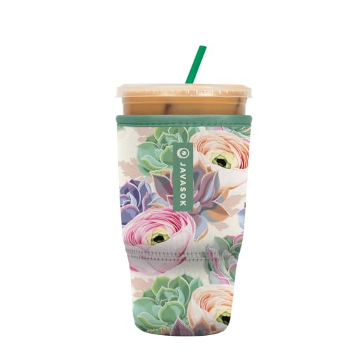 JavaSok Iced Coffee & Cold Soda Insulated Neoprene Cup Sleeve