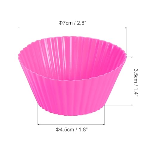 42Pcs Silicone Cupcake Liners (42 Count)