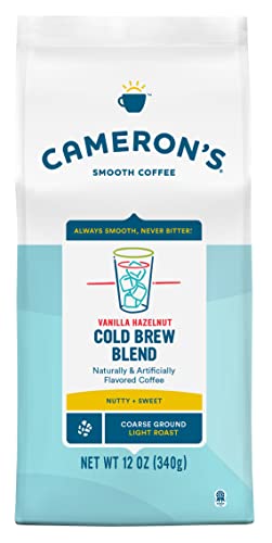 Vanilla Hazelnut Cold Brew Blend Flavored Coarse (12 Ounce)