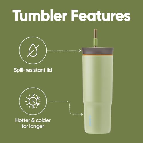 Tumbler Stainless Steel Water Bottle 24 oz Brave Adventures