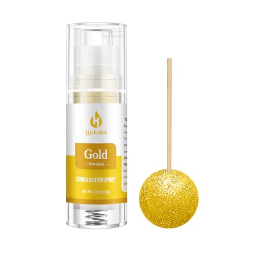 Gold Edible Glitter Spray