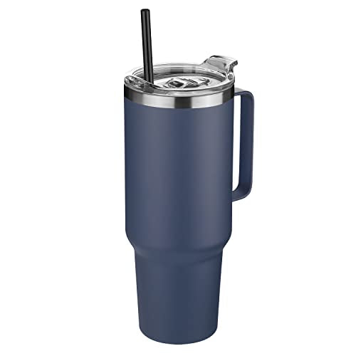 40 oz Stainless Steel Tumbler with Handle