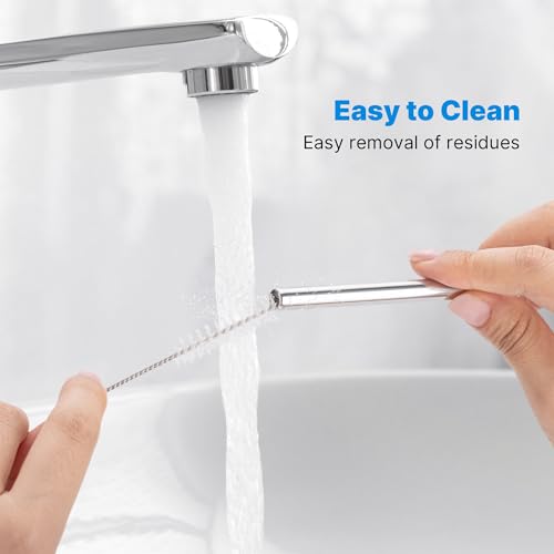 Metal Straw with Silicone Tip for 40oz Stanley Cup