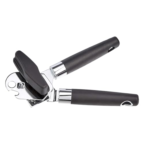 Multi function Manual Can Opener and Bottle Opener with Soft Grip Dual Handle