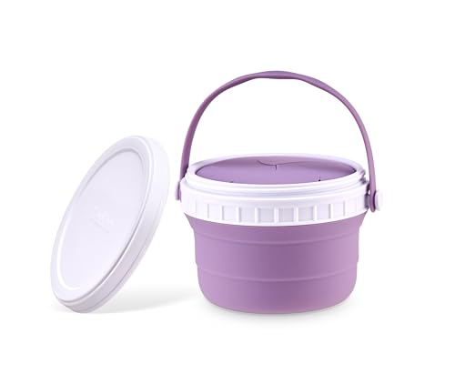 No Spill Silicone Toddler Snack Containers (12 Count)