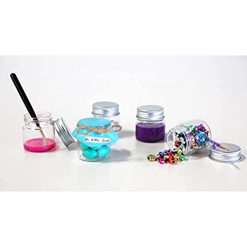 Mini Glass Spice Jars with Lids (5 Count)