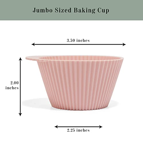 Reusable Silicone Baking Cups Silicone Muffin Liners for Cupcakes (12 Count)