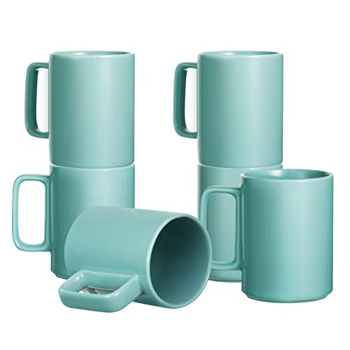 Large 15 Ounces Porcelain Coffee Mug Tea Mugs Set of 6 (6 Count)