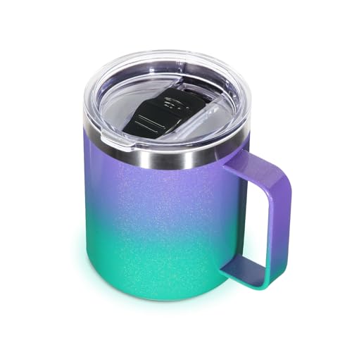 14oz Insulated Stainless Steel Coffee Mug with Leakproof Lid