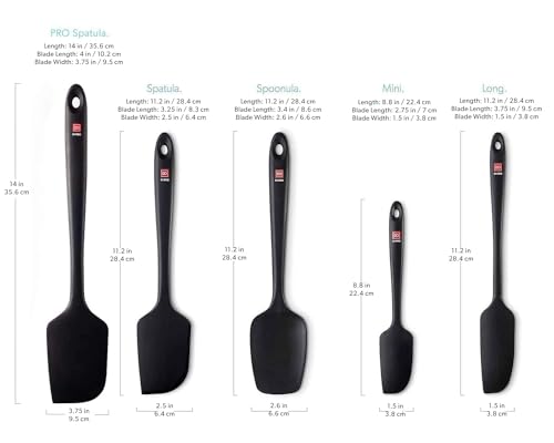 DI ORO Silicone Spatula Set (5 Count)