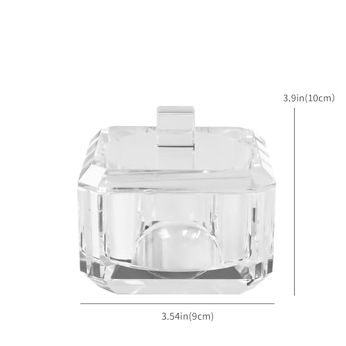 Crystal Candy Dish with Lid Hand