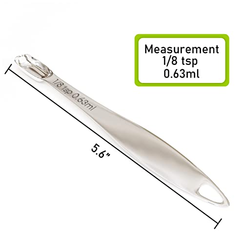 1PCS 1/8tsp(0.63ml) Measuring Spoon, Stainless Steel Measure Teaspoon