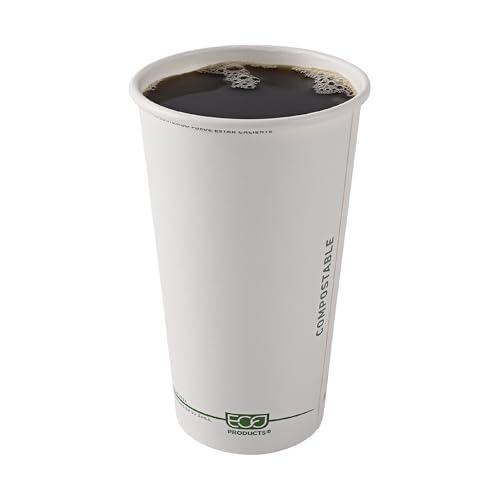 GreenStripe Disposable Paper Hot Cups (50 Count)