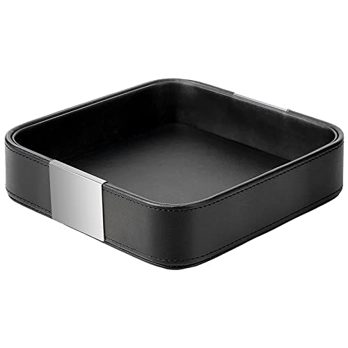 Leather Tray Desktop Storage