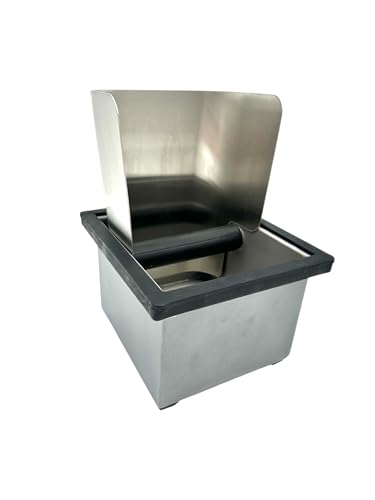 Stainless Steel Knock Box Splash Guard for Espresso Machine