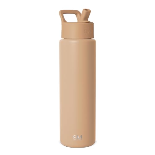 Insulated Water Bottle with Straw