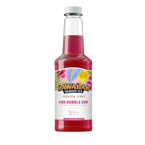 Pink Bubble Gum Syrup (16 Fl Oz)