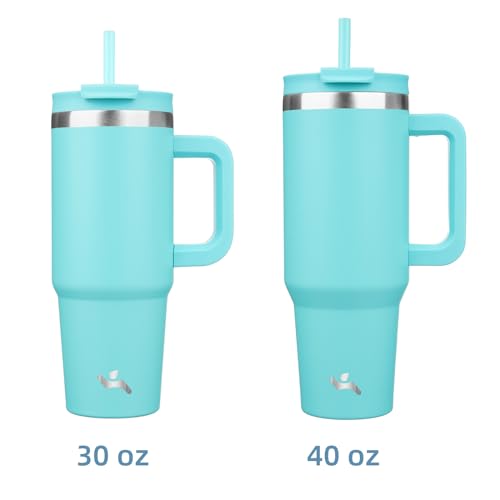 40 oz Insulated Tumbler Water Bottle with Handle