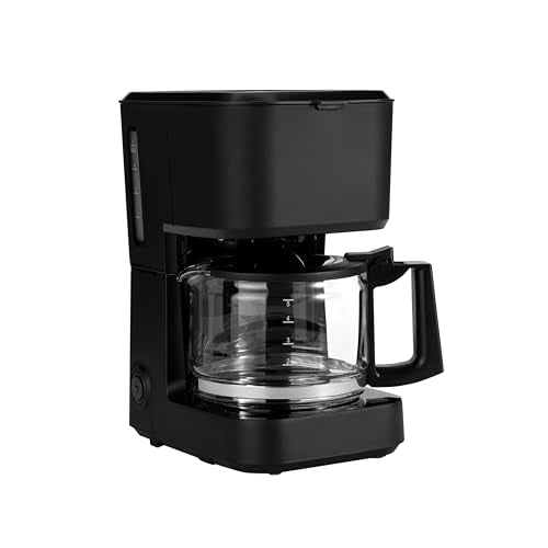 5 Cup Drip Coffee Maker with Glass Coffee Pot