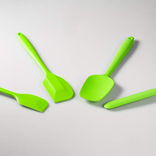 4 Piece Silicone Spatula Set with Stainless Steel Core (4 Count)
