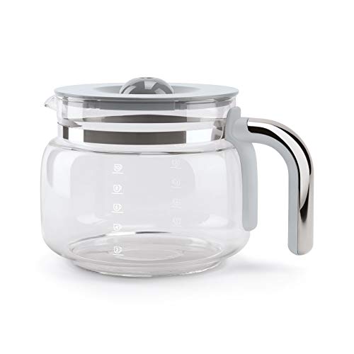 50's Retro Style Aesthetic Drip Coffee Machine with 10 Cup Glass Carafe