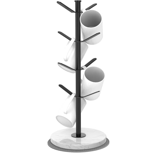 Marble Mug Holder Tree with 2
