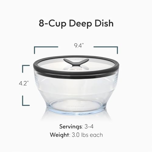 8 Cup Glass Microwave Pasta Cooker