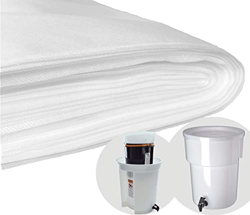 100 Pack) Commercial Cold Brew Coffee Filters, 20" x 20" For 5-Gallon Capacity Cold Brew Coffee Makers and Systems (100 Count)