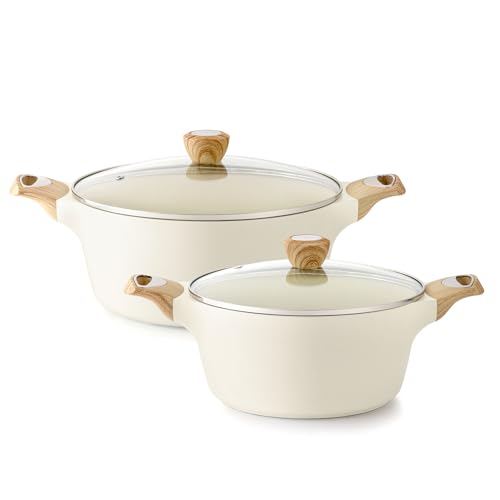 Ceramic Nonstick Stock Pot with Lid (2 Count)