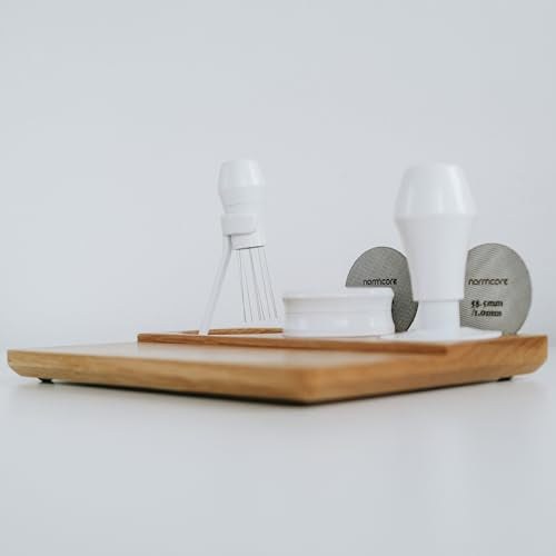 Tamping Mat Natural OAK Espresso Tamping Station