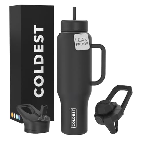 Coldest Tumbler with Handle and Straw