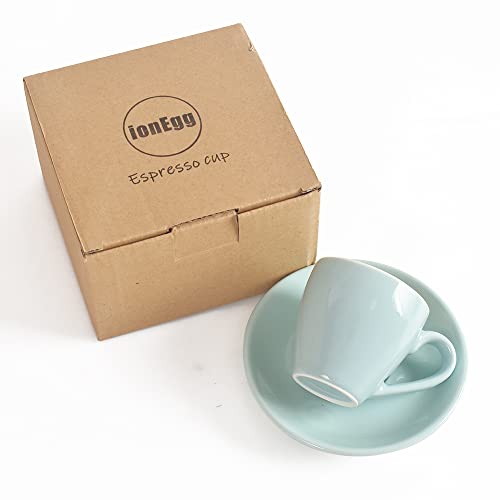 Porcelain Espresso Cup with Saucer