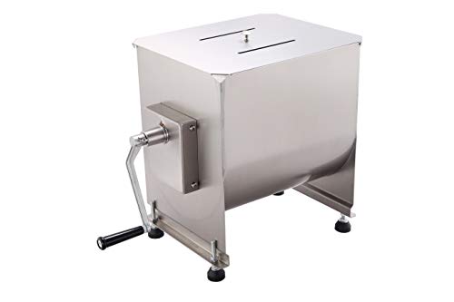 CMI Commercial Stainless Steel Manual Meat Mixers with lid