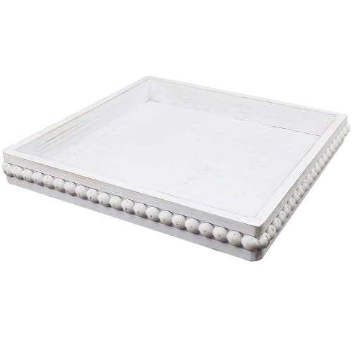 Square Wood Decorative Serving Tray