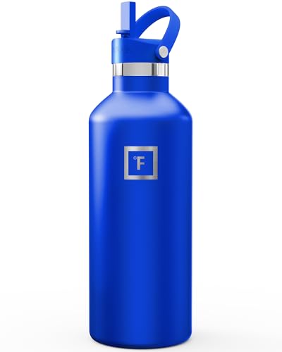 32 oz Narrow Mouth Water Bottle with Straw