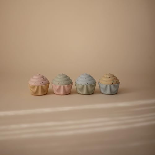 Silicone Mix and Match Cupcake Toy 4 Pack (4 Count)